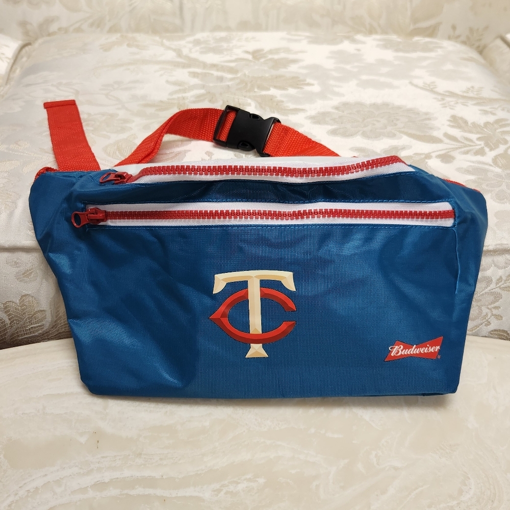 Minnesota Twins Baseball MLB Fanny Pack Budweiser Bag Waist Belt Bag Adjustable